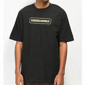 NWT Moodswings Testing Yellow‎ and Black Logo T-Shirt Size Small